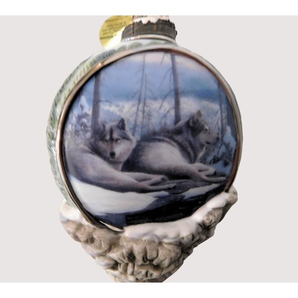 Call of the Wilderness Ornament Wintry Outlook by Kevin Daniel 2001 Bradford - Picture 2 of 4